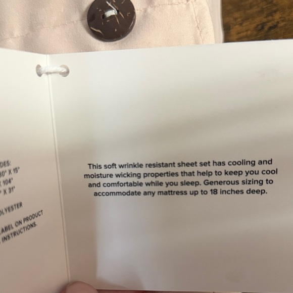 UGG Haven Cooling Queen Sheet Set in Soft Cream - Picture 4 of 6